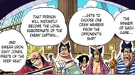 Every pirate must abide by the game's outcome, even if unfavorable (Image via Shueisha)